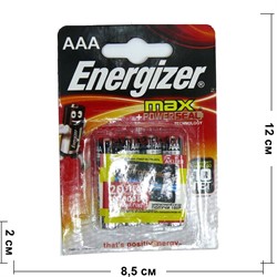 Батарейка Energizer AAA 4 шт - фото 146180
