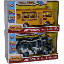 Машина Автопарк (автобус и омон и др.) виды в ассортименте - фото 147088