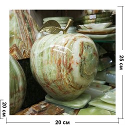 Яблоко из оникса 8 дюймов 20 см - фото 147109