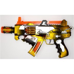 Автомат игрушечный (№3801) 32 см свет звук - фото 147785