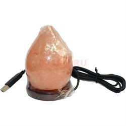 Лампа солевая с питанием от USB "капелька" - фото 148197