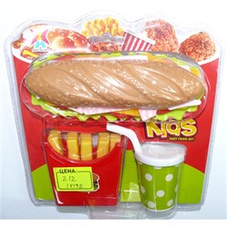 Игра (212) Kitchen Toy набор фаст-фуда - фото 149247