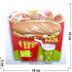 Игра (212) Kitchen Toy набор фаст-фуда - фото 149248