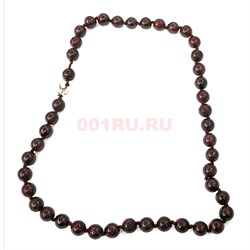 Бусы из граната 8 мм 45 см - фото 149591