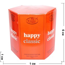 Масляные духи Al-Rehab «happy classic» 6 мл женские 6 шт/уп - фото 150138