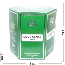 Масляные духи Al-Rehab «Love sense green» 6 мл женские 6 шт/уп - фото 150160