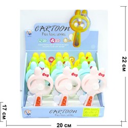 Игрушка ручной (FAN-9) вентилятор с бантиком 12 шт/уп - фото 150666