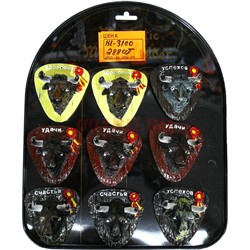 Магниты Бык (KL-3100) из полистоуна Символ 2021 года 288 шт/кор - фото 153637