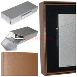 Портсигар с зажигалкой Dinghao 10 слим с USB зарядкой - фото 153928