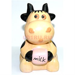 Бык Символ 2021 года копилка milk 13 см - фото 154513