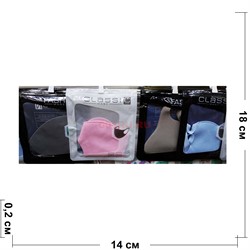 Маска гигиеническая Fashion Mask цветная однотонная 20 шт/уп - фото 155936