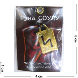 Руна Соулу металлическая удовольствие и вдохновение - фото 156755