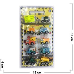Машинки строительные (AZ-6388A) игрушечные 8 шт/уп - фото 157388