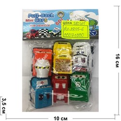 Игрушечные машинки (AZ-2835-6) Pull-Back Cars 6 шт/уп - фото 157410