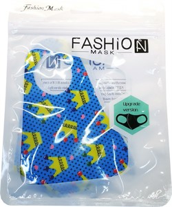 Маска гигиеническая Fashion Mask цветная с рисунками 20 шт/уп - фото 159712