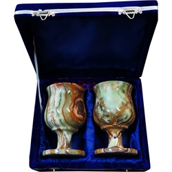 Набор из 2 бокалов 12,5 см (3х5 дюйма) в бархатной коробочке - фото 161773