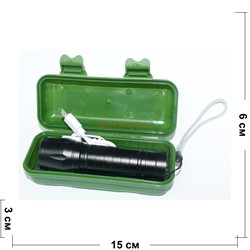 Фонарик с USB водонепроницаемый 13 см большой - фото 162537