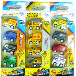 Игрушечный набор машинок mini car 4 шт/уп - фото 162586