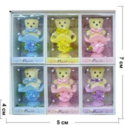 Игрушка мишка в букете 12 шт/уп - фото 162626
