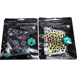 Маска гигиеническая Fashion Mask цветная с рисунками 20 шт/уп - фото 163049
