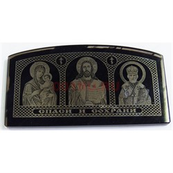 Иконка в автомобиль из обсидиана 4,4 см - фото 164312