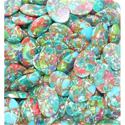Кабошоны 18x25 овал из цветной мозаики - фото 166020