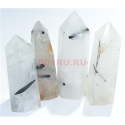 Карандаши кристаллы 7-8 см из волосатого кварца - фото 167193