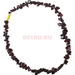 Бусы 45 см из крошки граната (Индия) - фото 167305