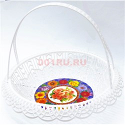 Конфетница круглая 27 см диаметр - фото 167415