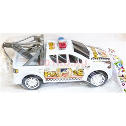 Игрушечная машинка белая полицейская 27 см - фото 167751