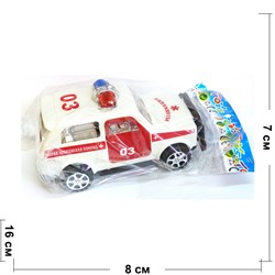 Машинка игрушечная Скорая медицинская помощь 03 - фото 167756