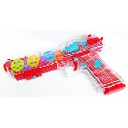 Игрушка пистолет со звуковыми и световыми эффектами Gear Light Gun - фото 167858