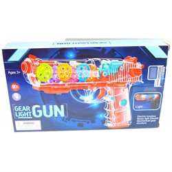 Игрушка пистолет со звуковыми и световыми эффектами Gear Light Gun - фото 167859