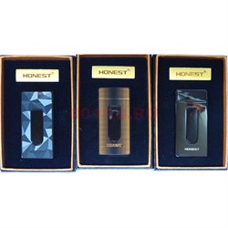 Зажигалка USB разрядная Honest виды в ассортименте - фото 168490