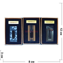 Зажигалка USB разрядная Honest виды в ассортименте - фото 168491