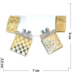 Зажигалка USB спиральная под золото виды в ассортименте - фото 168509