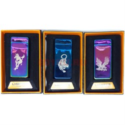 Зажигалка USB спиральная сенсорная Животные - фото 168517