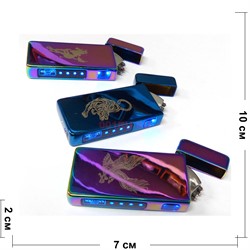 Зажигалка USB спиральная сенсорная Животные - фото 168518