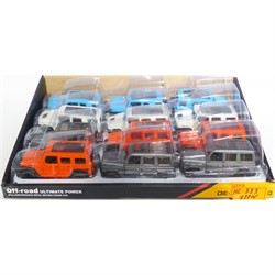 Игрушечные (KC-333) машинки off-road джипы 12 шт/уп - фото 169357