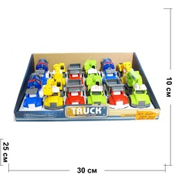 Игрушка (KCS-2081) Машинки строительные 12 шт/уп - фото 169394