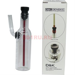 Бонг стеклянный D&K бутылка в коробочке (DK0309) - фото 169578