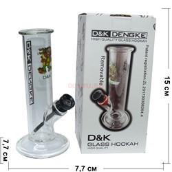 Бонг стеклянный 15 см D&K в коробочке (DK8560) - фото 169582