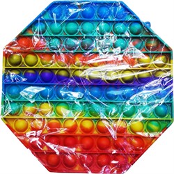 Вечная пупырка антистресс 8-угольник большой 19 см pop it - фото 169738