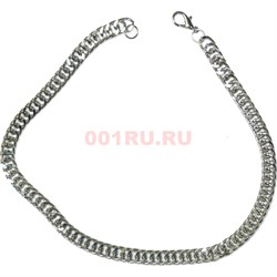 Цепочка на шею стальная граненая 52 см 25 шт/уп - фото 169929