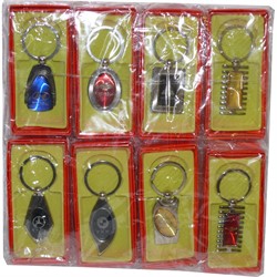 Брелок с логотипами авто разной формы 16 шт/уп - фото 170030