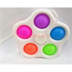 Игрушка попит pop it spinner 5 пупырок - фото 170163
