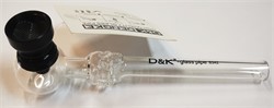Трубка курительная D&K стеклянная «череп» 8342 - фото 170824