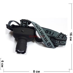 Налобный светодиодный фонарь High Power Zoom Headlamp TK27 - фото 171123