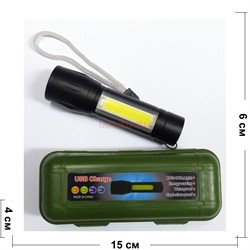 Фонарик светодиодный USB Charge (YYC-511) компактный сверхяркий с зарядкой от сети - фото 171140
