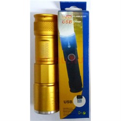 USB Flashlight фонарик (Y-1-U1) с зарядкой USB - фото 171143